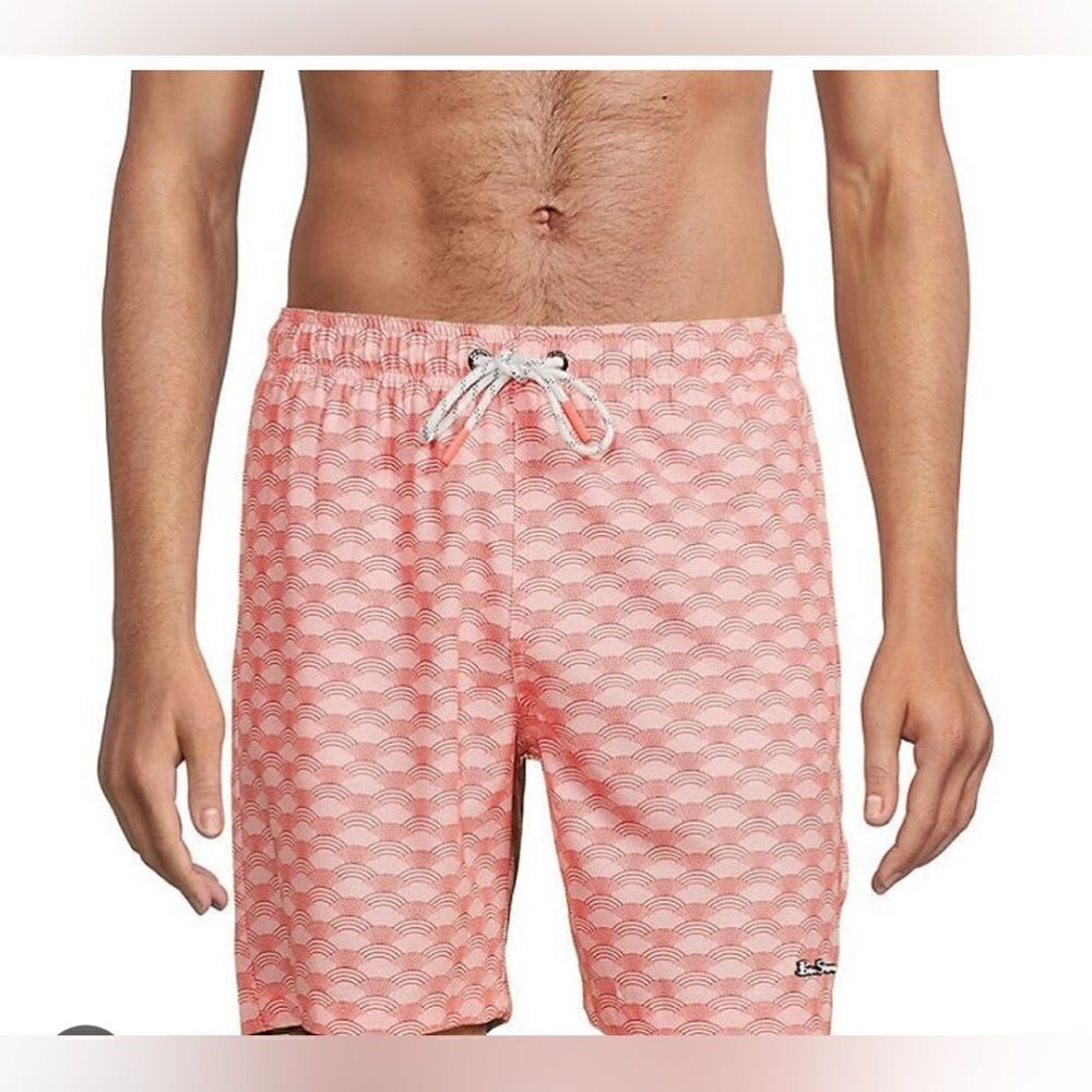 Ben Sherman men’s classic wave swim trunks size XL